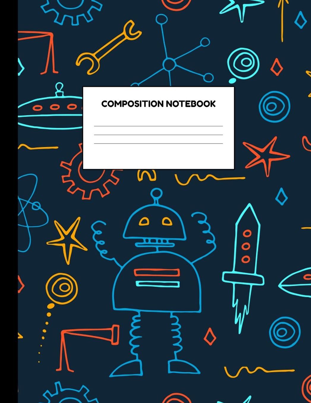 Composition Notebook: Wide Ruled Paper Notebook Journal - Blank Lined Workbook for Teens Kids Students Girls for Home School College for Writing Notes