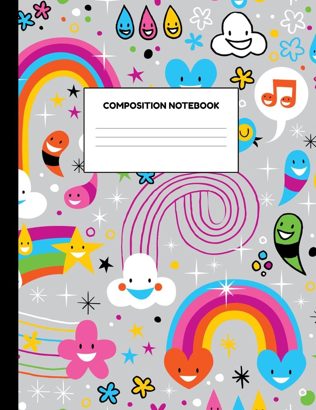 Composition Notebook: Wide Ruled Paper Notebook Journal - Blank Lined Workbook for Teens Kids Students Girls for Home School College for Writing Notes