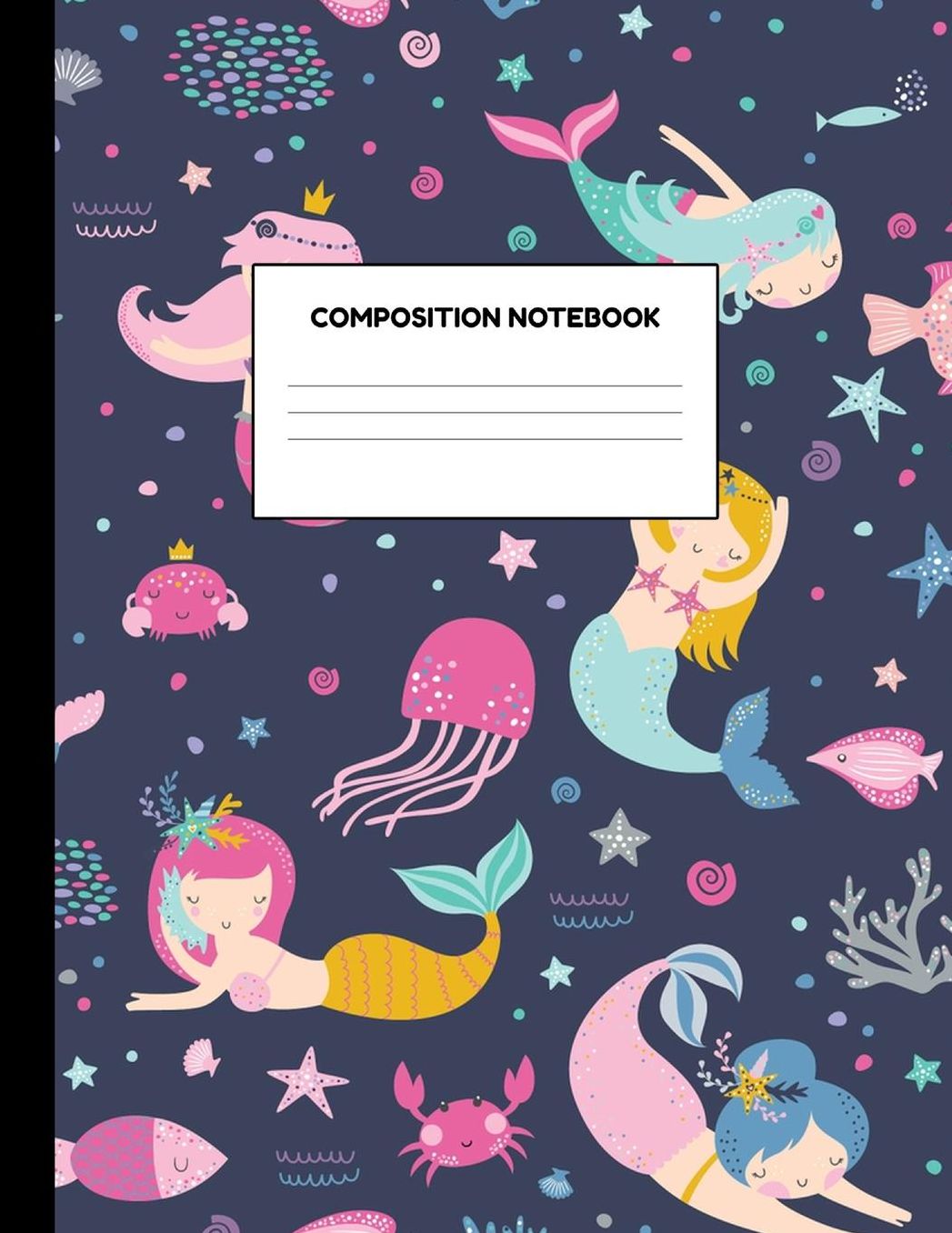 Composition Notebook: Wide Ruled Paper Notebook Journal - Blank Lined Workbook for Teens Kids Students Girls for Home School College for Writing Notes