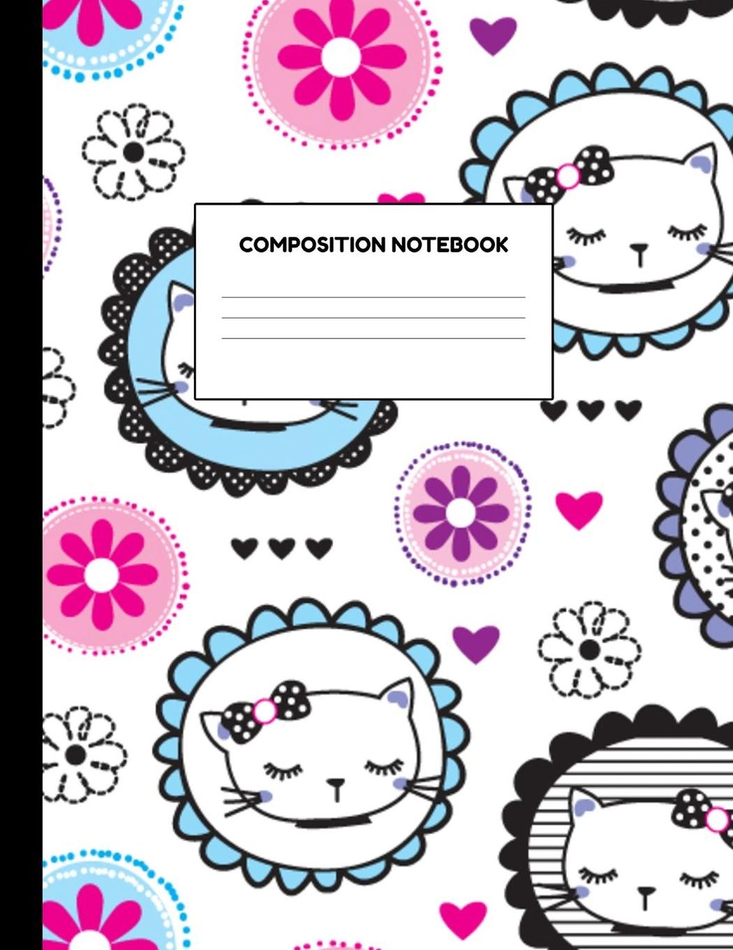 Composition Notebook: Wide Ruled Paper Notebook Journal - Blank Lined Workbook for Teens Kids Students Girls for Home School College for Writing Notes