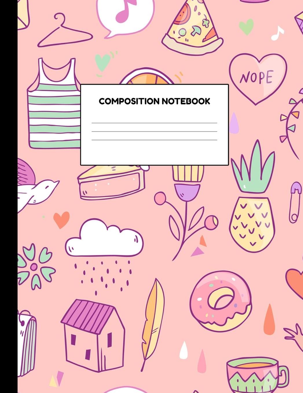 Composition Notebook: Wide Ruled Paper Notebook Journal - Blank Lined Workbook for Teens Kids Students Girls for Home School College for Writing Notes