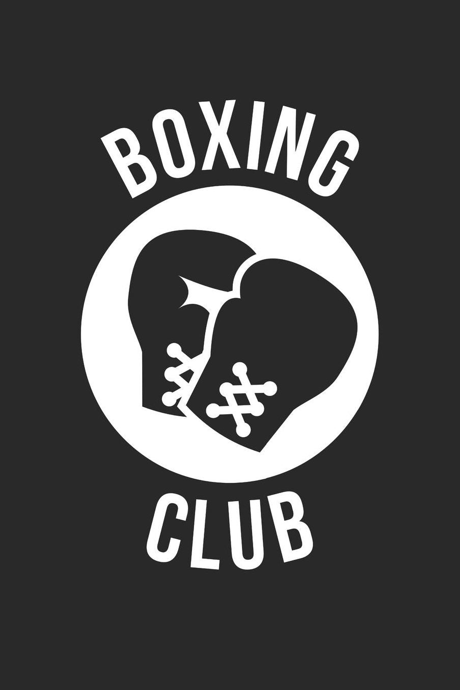 Boxing Notebook - Boxing Gloves 'Boxing Club' Boxing Boxer Gift - Boxing Journal: Medium College-Ruled Journey Diary, 110 page, Lined, 6x9 (15.2 x 22.9 cm)