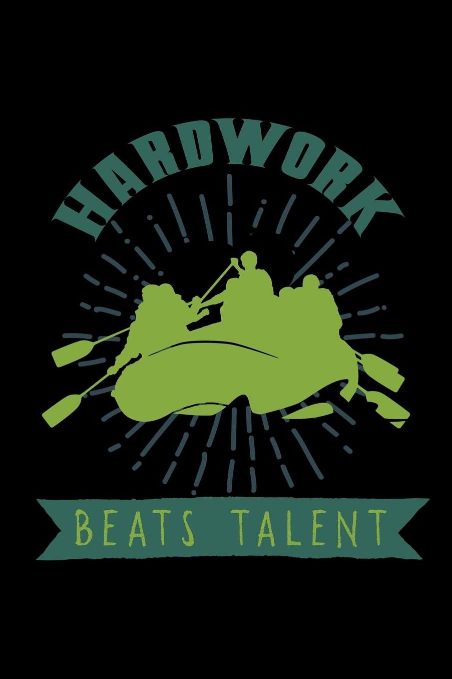 Hardwork beats talent: Notebook Journal Diary 110 Lined pages