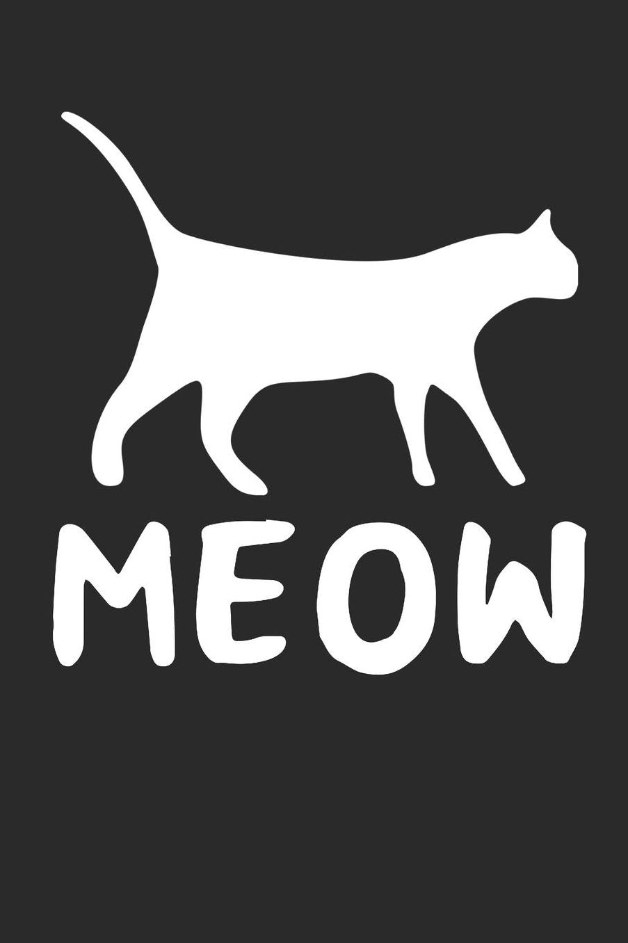 Meow: Cats Notebook, Dotted Bullet 6 x 9 - 120 pages Animal Themed Notebook for Daily Journal, Diary, and Gift