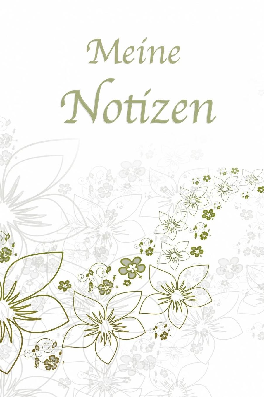 Meine Notizen: Notizbuch im Softcover I 100 linierte Seiten I ideales Geschenk als kleine Aufmerksamkeit