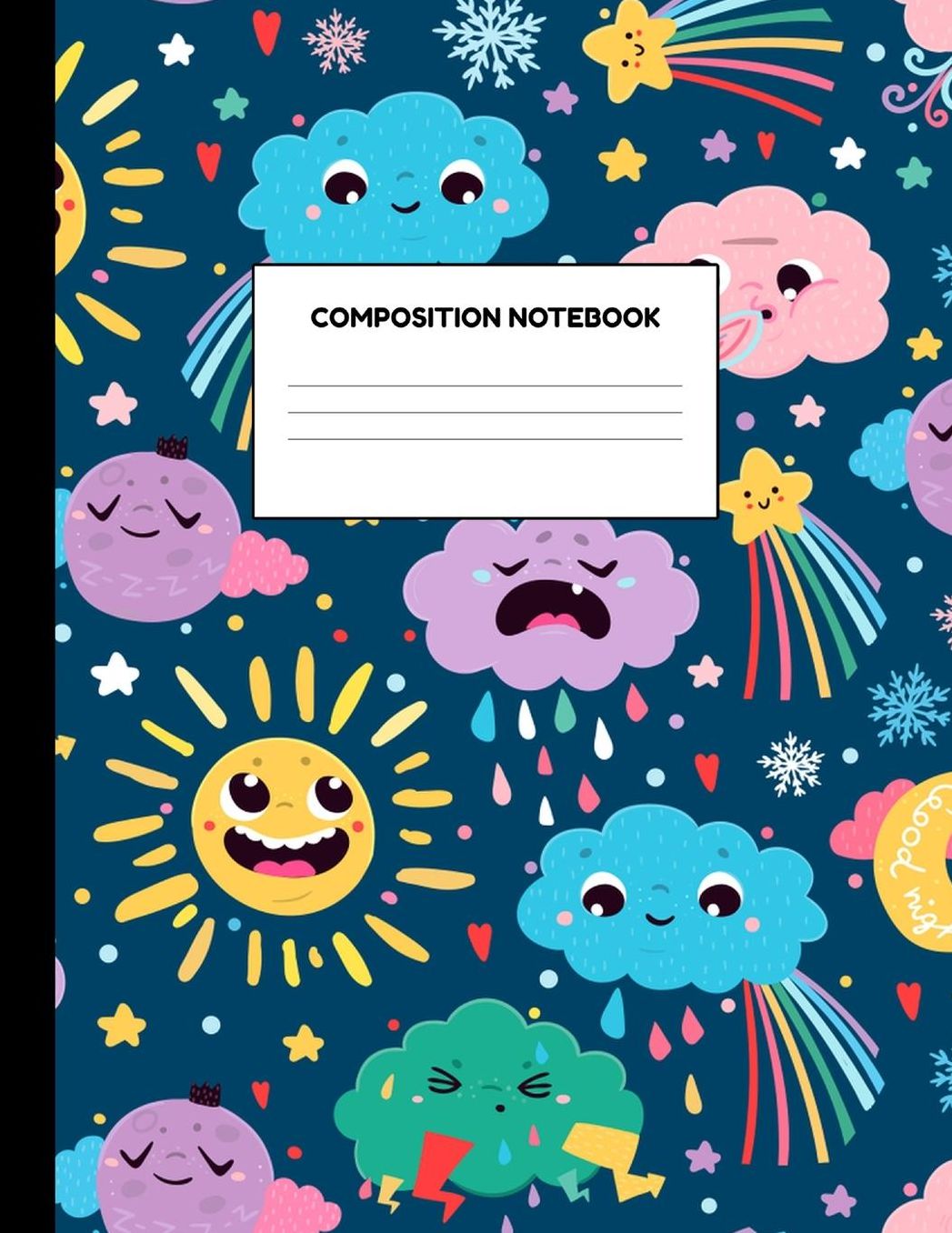 Composition Notebook: Wide Ruled Paper Notebook Journal - Blank Lined Workbook for Teens Kids Students Girls for Home School College for Writing Notes