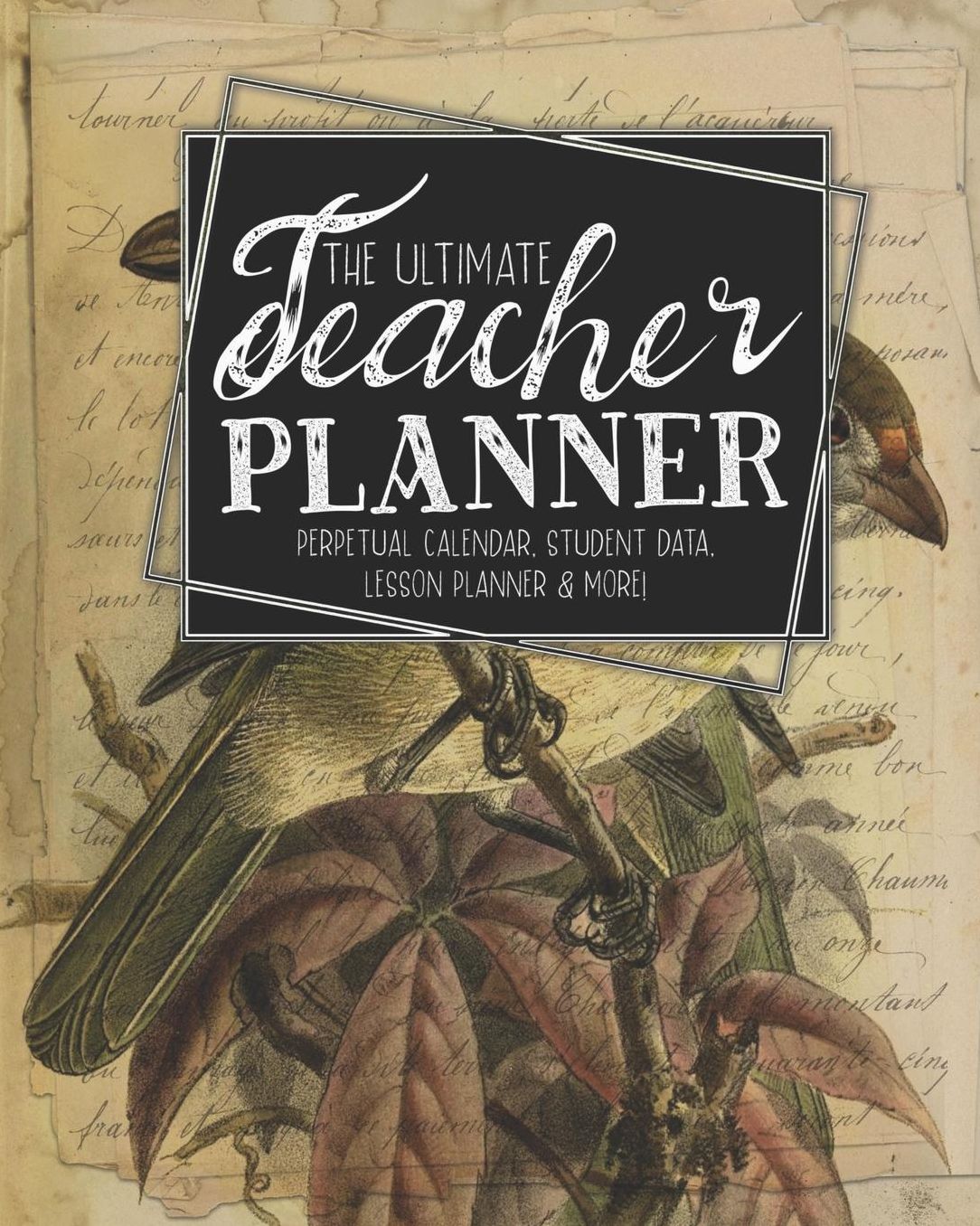 The Ultimate Teacher Planner Perpetual Calendar, Student Data, Lesson Planner & More: Birds Bird Ephemera School Education Academic Planner Teacher Record Book Class Student Records Checklist Progress Report Action Plan Organizer Gift Floral