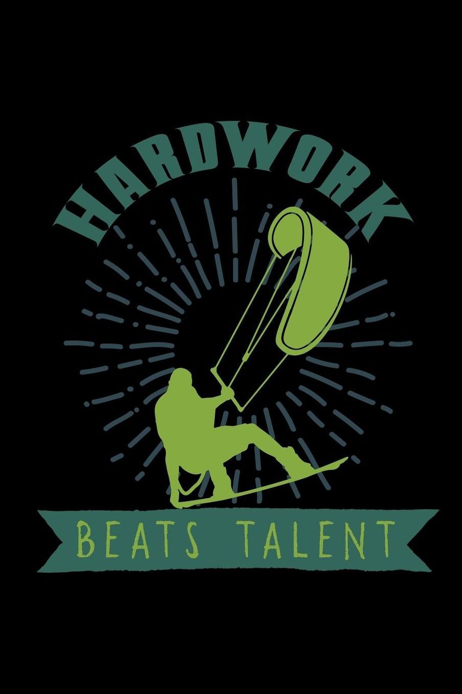 Hardwork beats talent: Notebook Journal Diary 110 Lined pages