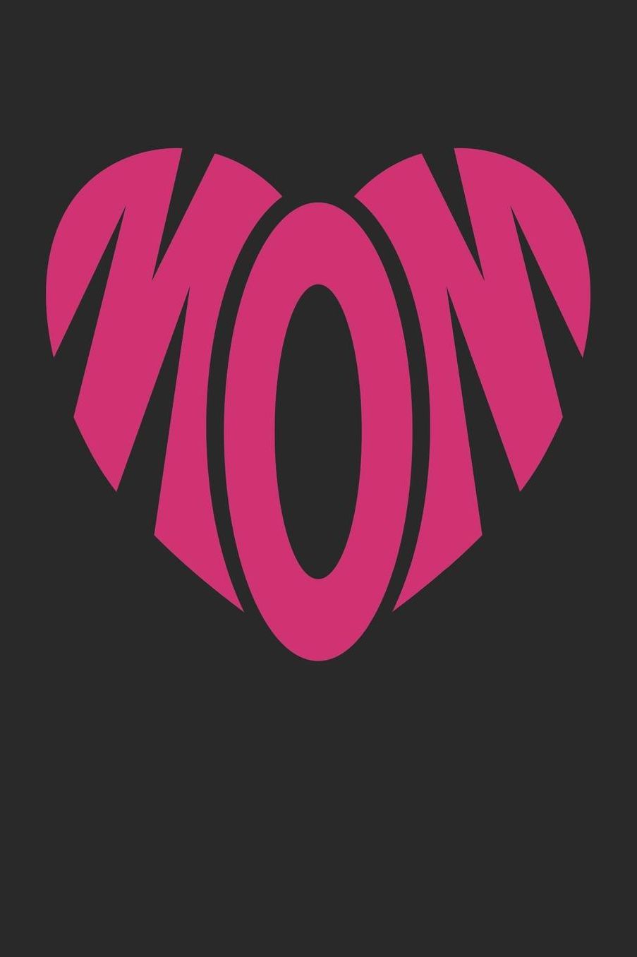Mother's Day Notebook - Mother's Day 'Cute Mom Heart' Gift For Mom - Mother's Day Journal - Mother's Day Diary: Medium College-Ruled Journey Diary, 110 page, Lined, 6x9 (15.2 x 22.9 cm)