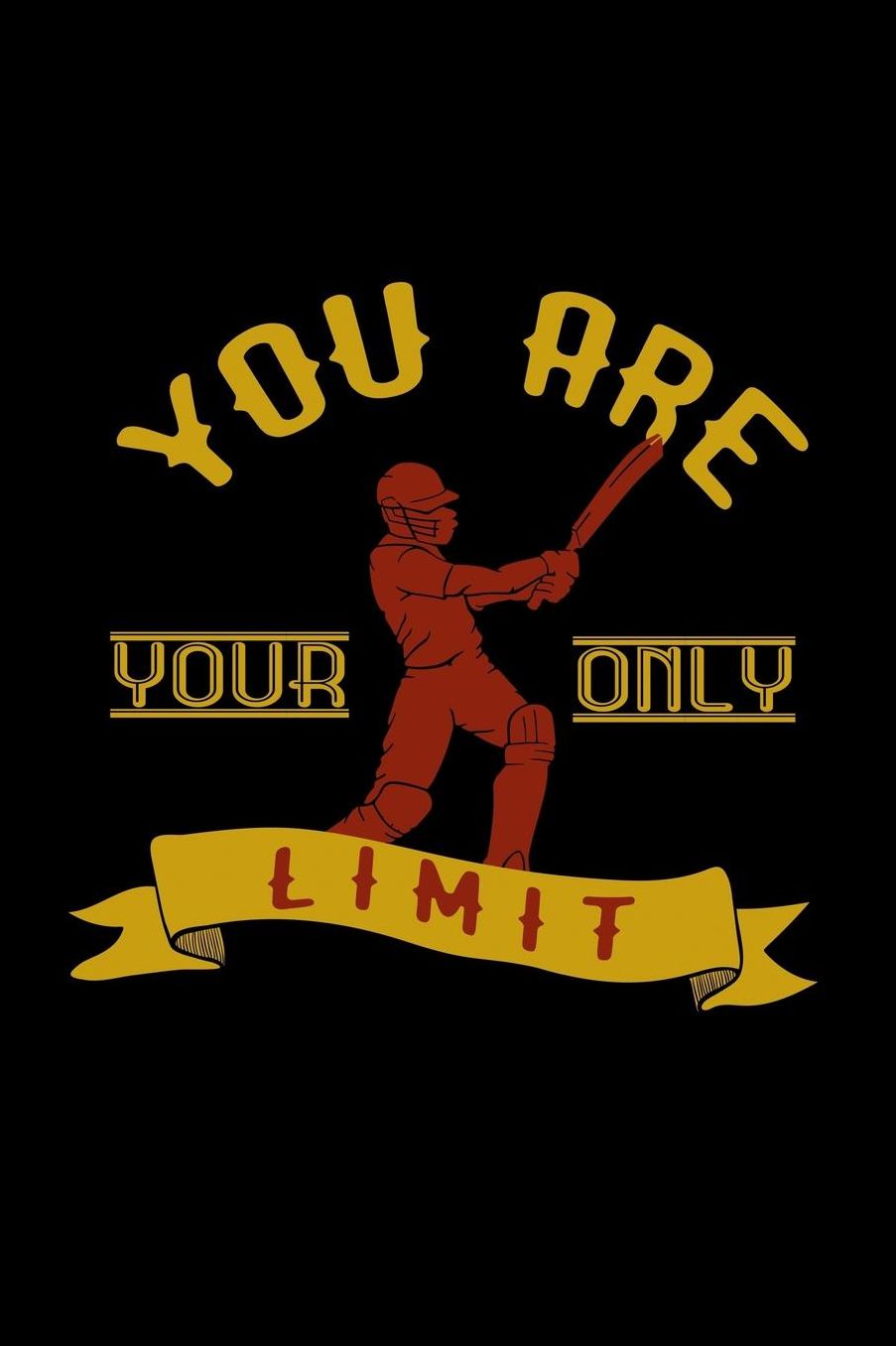You are your only limit: Notebook Journal Diary 110 Lined pages