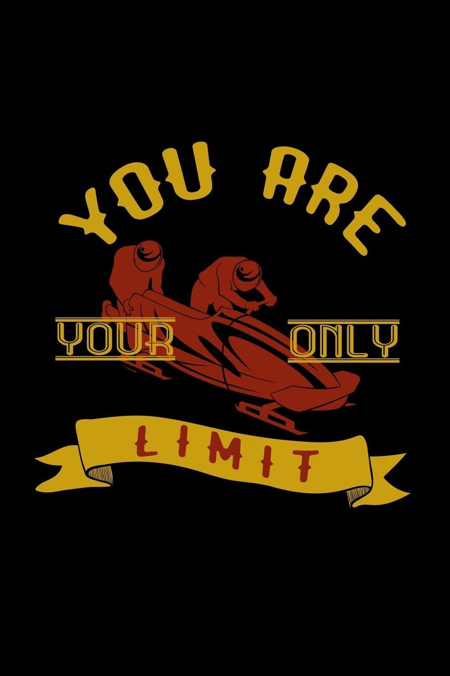 You are your only limit: Notebook Journal Diary 110 Lined pages