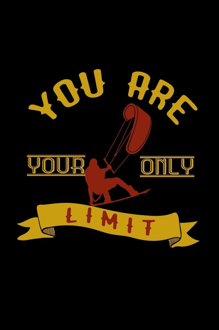 You are your only limit: Notebook Journal Diary 110 Lined pages