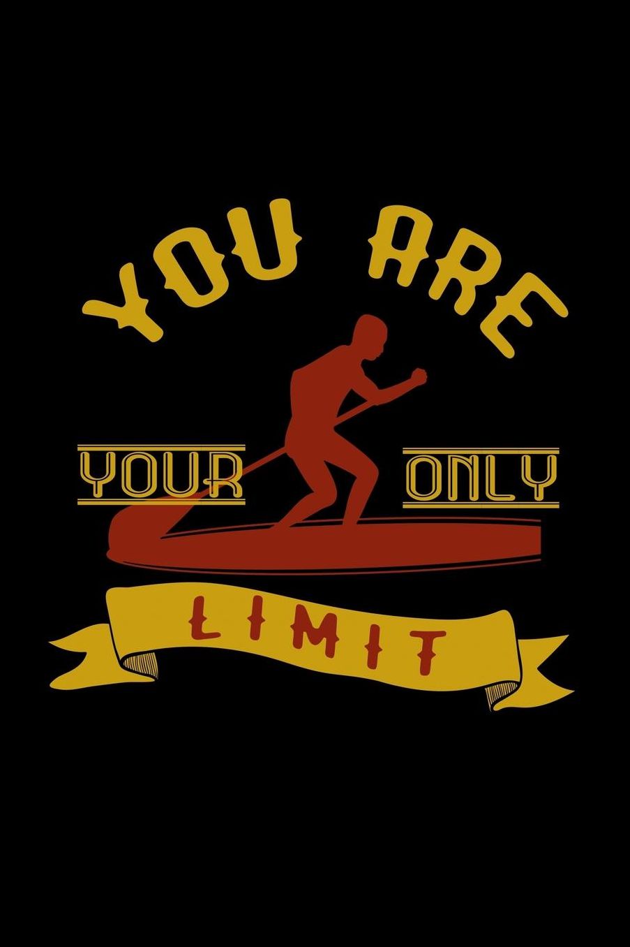 You are your only limit: Notebook Journal Diary 110 Lined pages