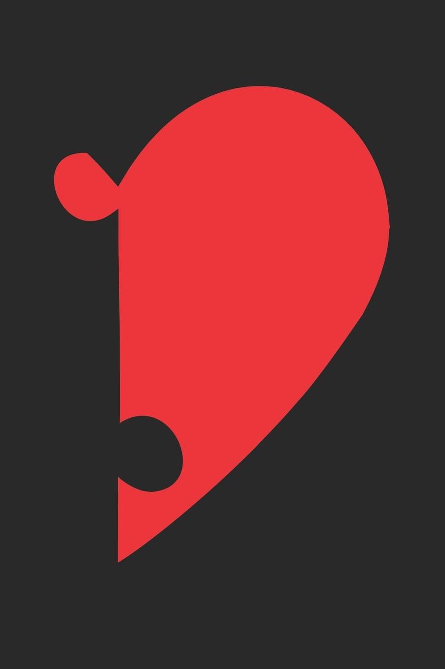 Valentine's Day Notebook - Cute Right Half Heart Puzzle Valentine's Day - Valentine's Day Journal: Medium College-Ruled Journey Diary, 110 page, Lined, 6x9 (15.2 x 22.9 cm)