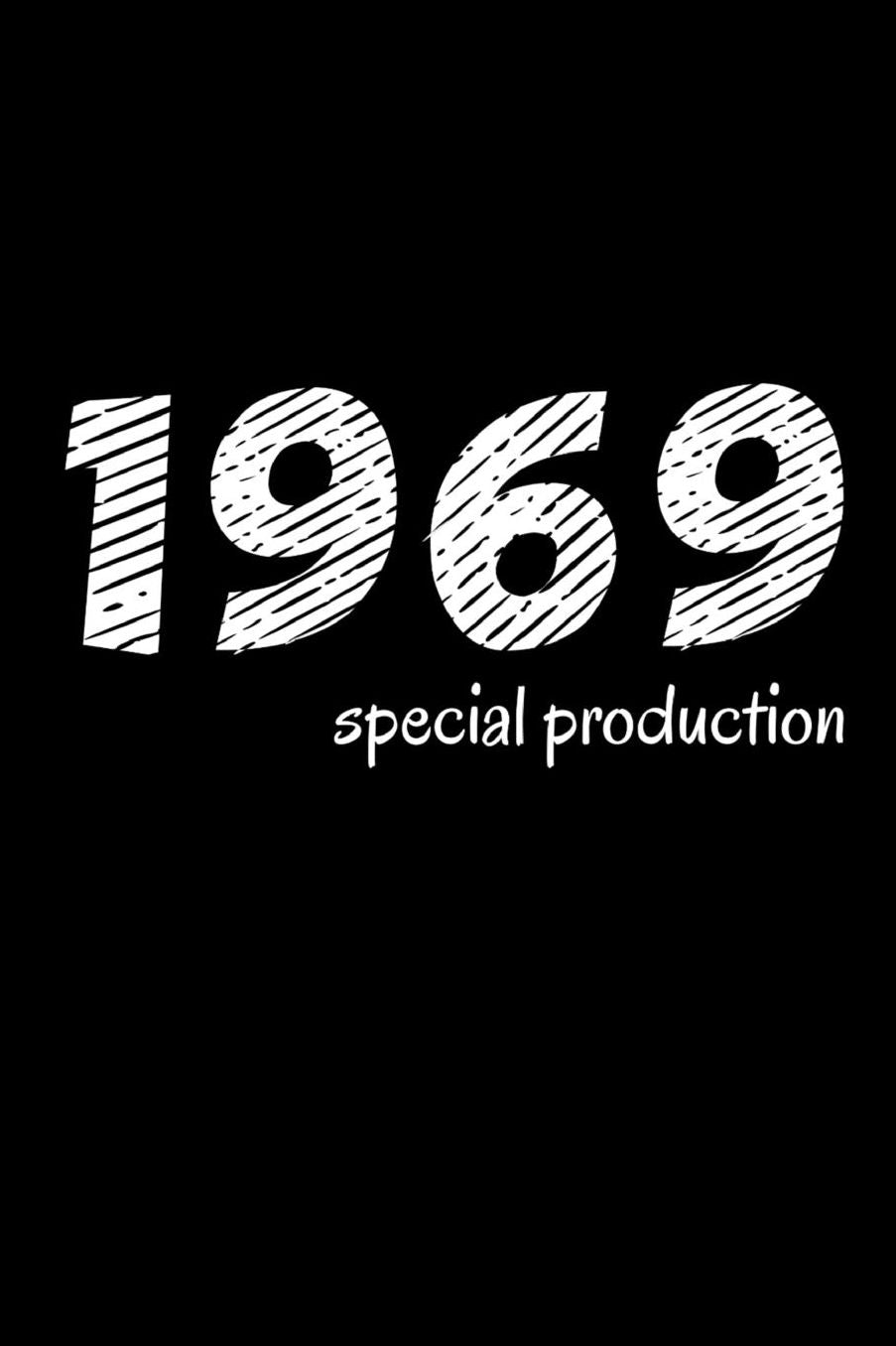 1969 special production: A5 lines notebook / notepad / diary / journal 50th birthday