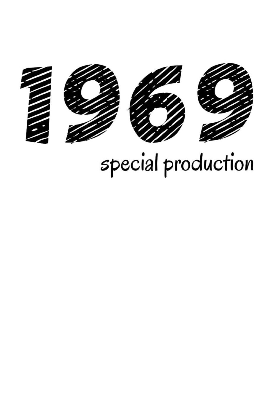 1969 special production: A5 lines notebook / notepad / diary / journal 50th birthday