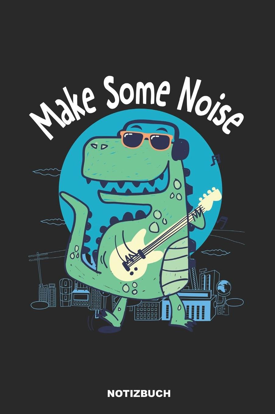 Notizbuch: Punktiertes Gitarre Notizbuch oder Gitarren Notizheft Gepunktet - Musik Journal fï¿½r Mï¿½nner und Frauen punktiert