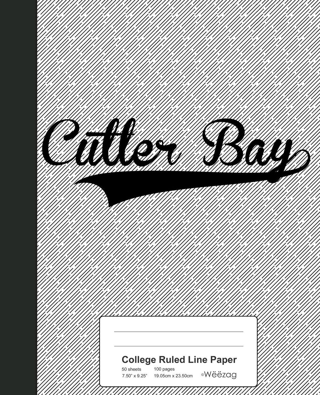 College Ruled Line Paper: CUTLER BAY Notebook