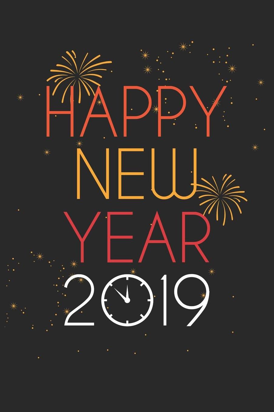 New Years Eve Notebook - Happy New Year 2019 New Years Eve New Year Gift - New Years Eve Journal - New Years Eve Diary: Medium College-Ruled Journey Diary, 110 page, Lined, 6x9 (15.2 x 22.9 cm)