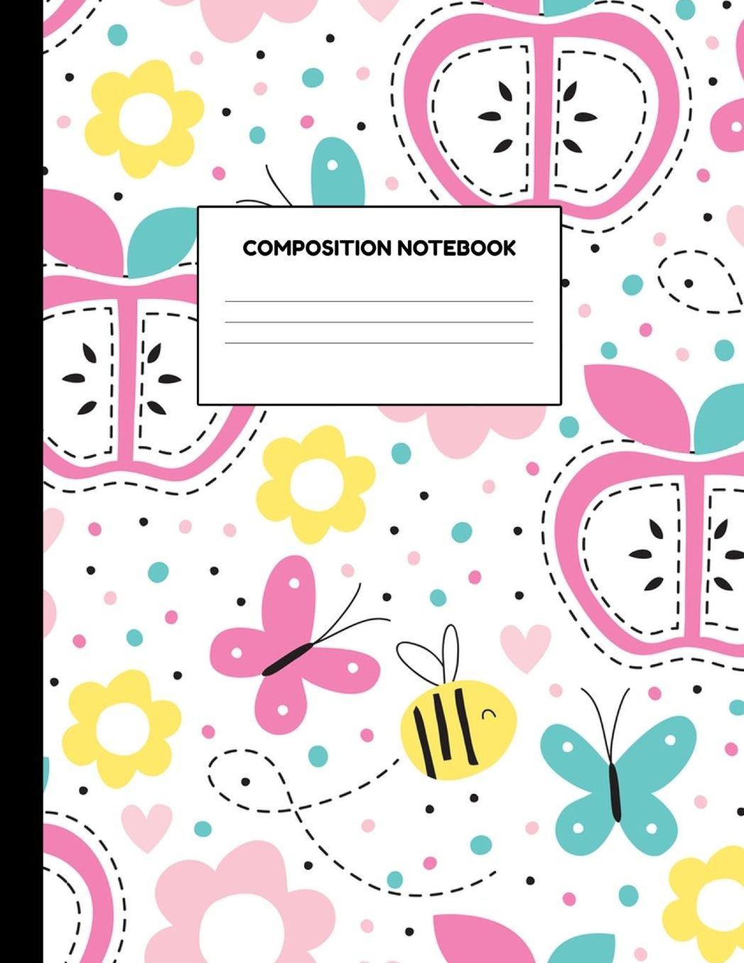 Composition Notebook: Wide Ruled Paper Notebook Journal - Blank Lined Workbook for Teens Kids Students Girls for Home School College for Writing Notes