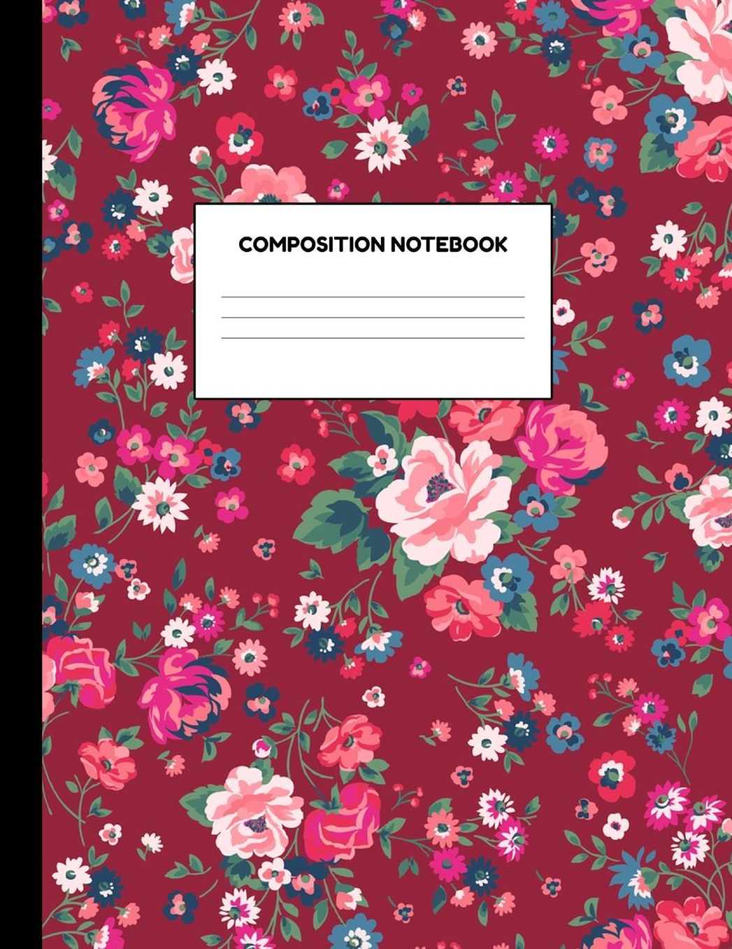 Composition Notebook: Wide Ruled Paper Notebook Journal - Blank Lined Workbook for Teens Kids Students Girls for Home School College for Writing Notes