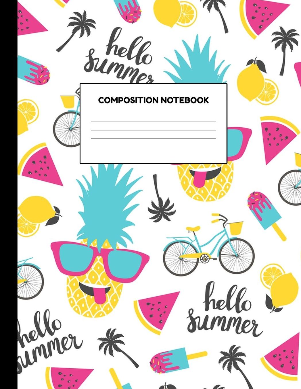 Composition Notebook: Wide Ruled Paper Notebook Journal - Blank Lined Workbook for Teens Kids Students Girls for Home School College for Writing Notes