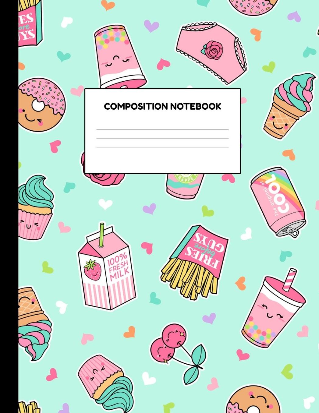 Composition Notebook: Wide Ruled Paper Notebook Journal - Blank Lined Workbook for Teens Kids Students Girls for Home School College for Writing Notes