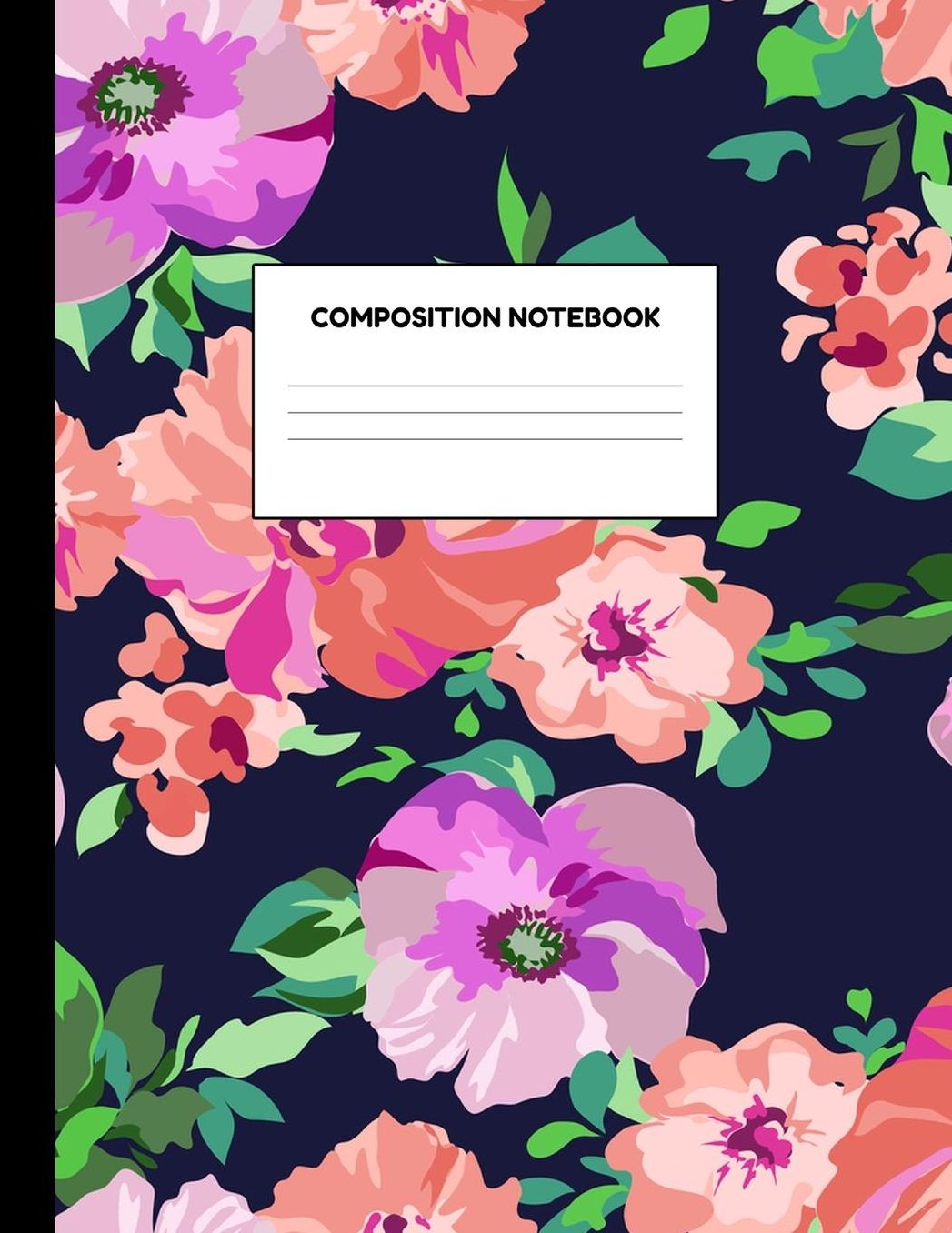 Composition Notebook: Wide Ruled Paper Notebook Journal - Blank Lined Workbook for Teens Kids Students Girls for Home School College for Writing Notes