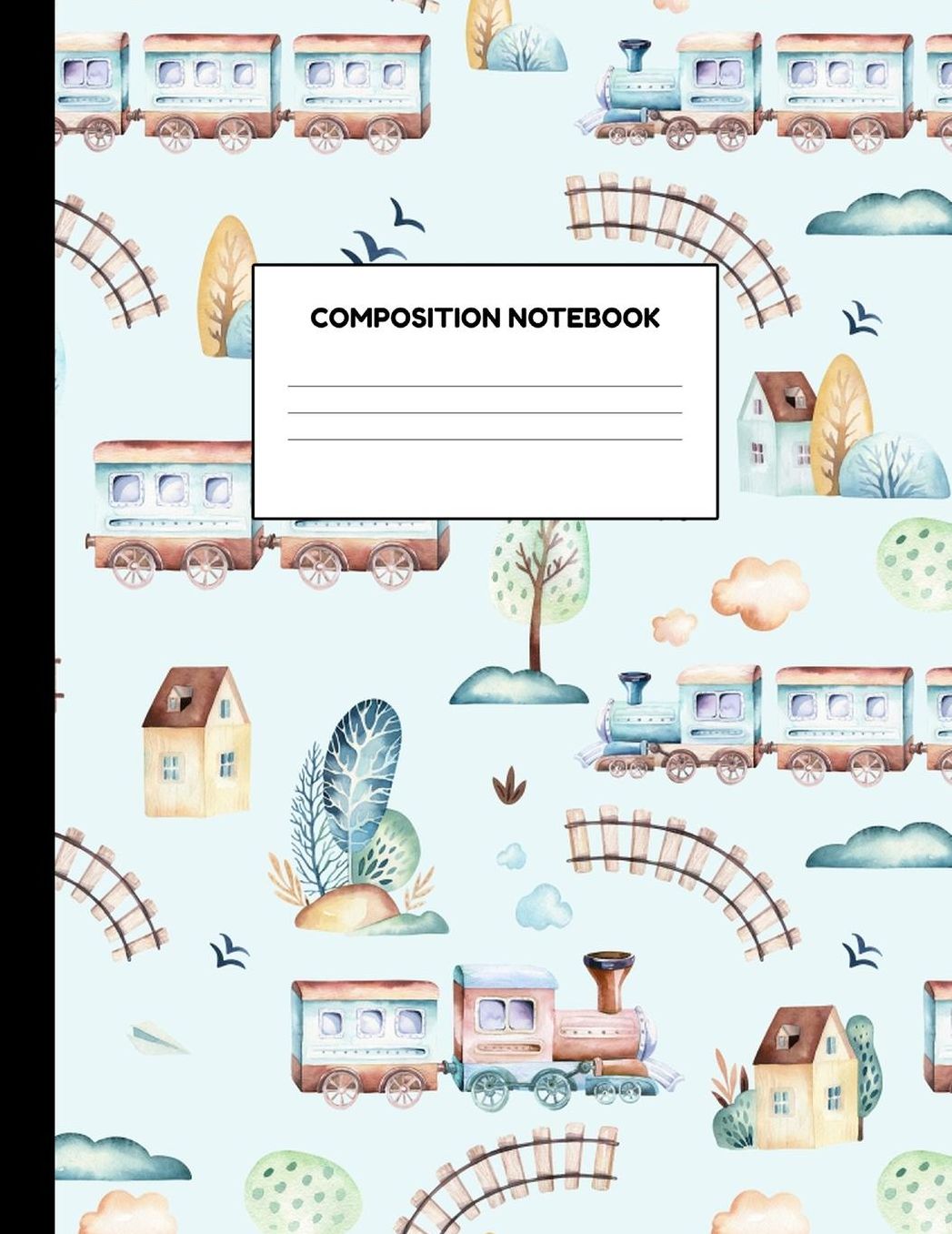Composition Notebook: Wide Ruled Paper Notebook Journal - Blank Lined Workbook for Teens Kids Students Girls for Home School College for Writing Notes