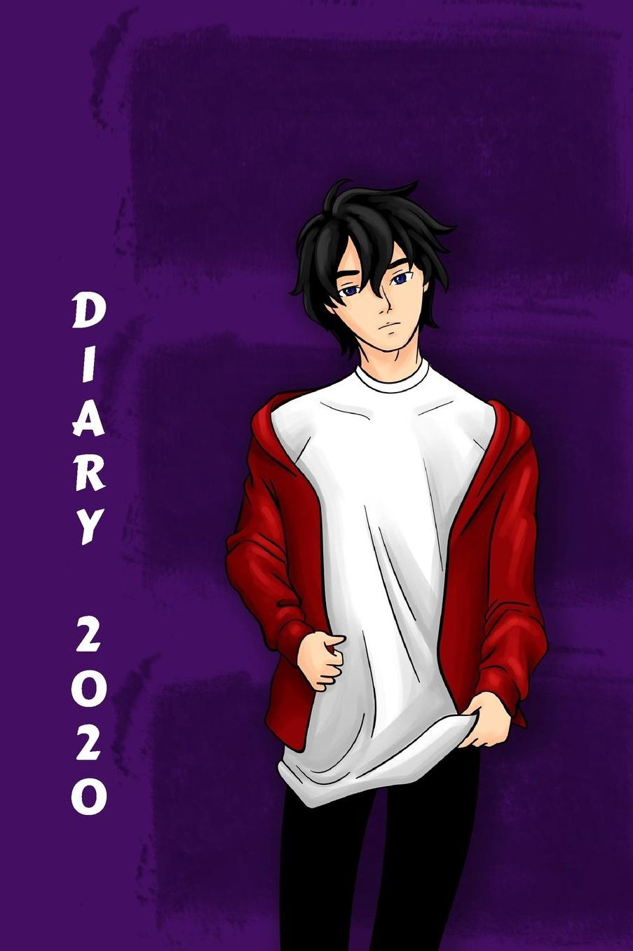 Diary 2020: Anime Monthly Week to View Planner Teenager Boy Anime Manga Art