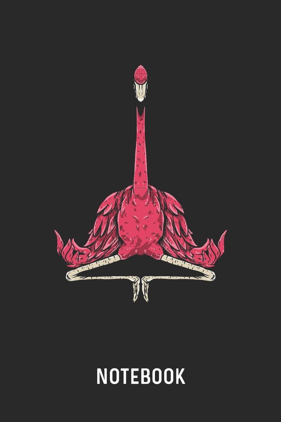 Notebook: Blank & Lined Meditating Flamingo Journal (6 x 9) For Every Zen And Buddhist