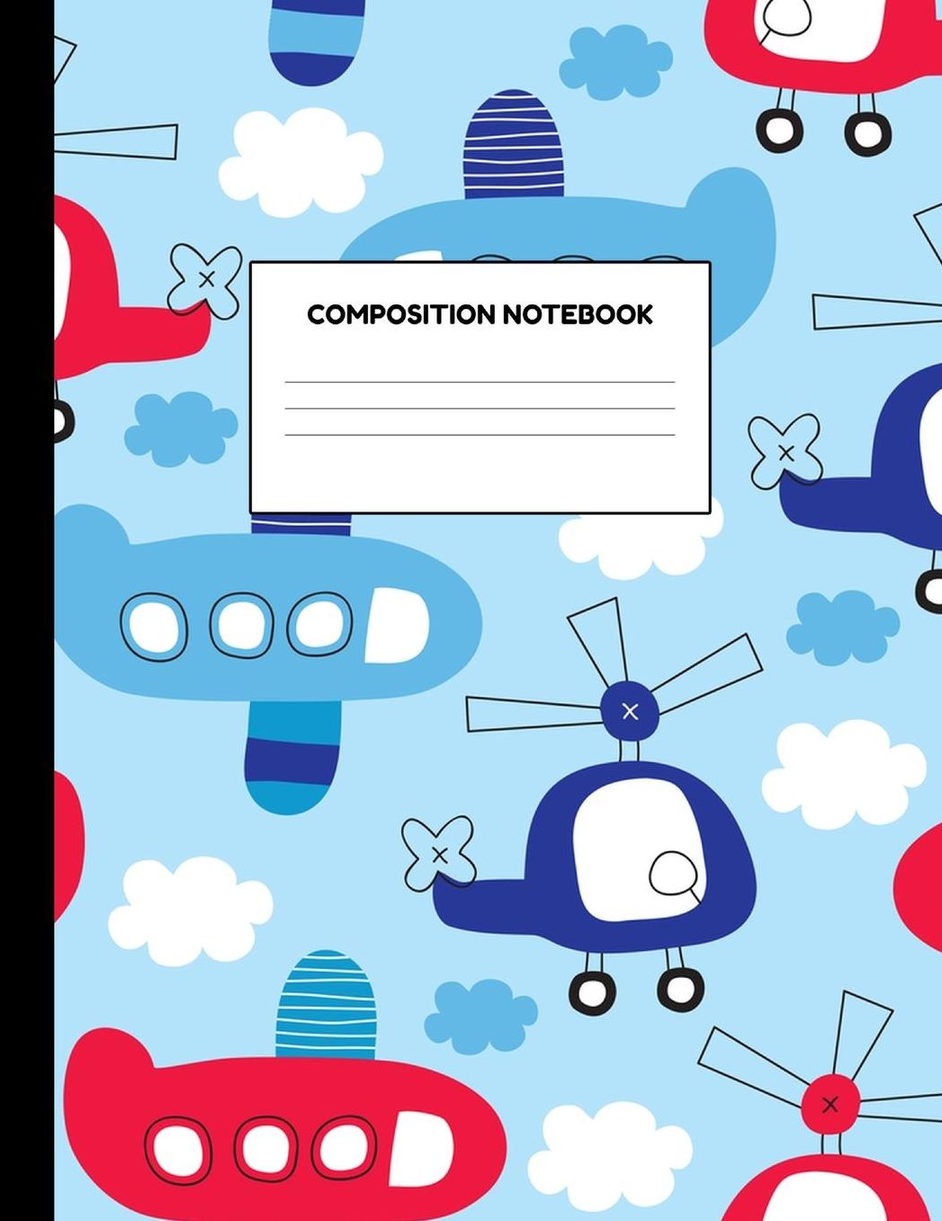 Composition Notebook: Wide Ruled Paper Notebook Journal - Blank Lined Workbook for Teens Kids Students Girls for Home School College for Writing Notes