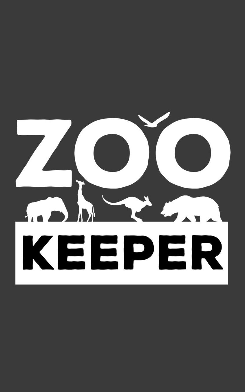 Zoo Keeper: Zoo Keeper Notebook - Funny Doodle Diary Book As Gift Idea for Cool Zoo Workers, Animal Lovers, Staff Worker And Kids Animal Lover Who Loves Safari And Love Jungle Wildlife