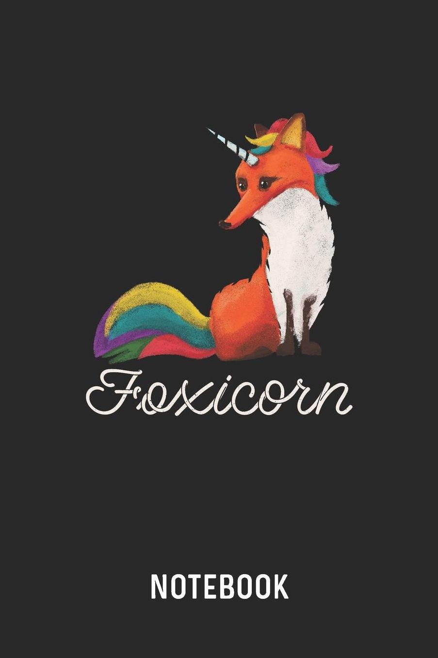 Foxicorn Notebook: Blank & Lined Fox Unicorn Journal (6 x 9)