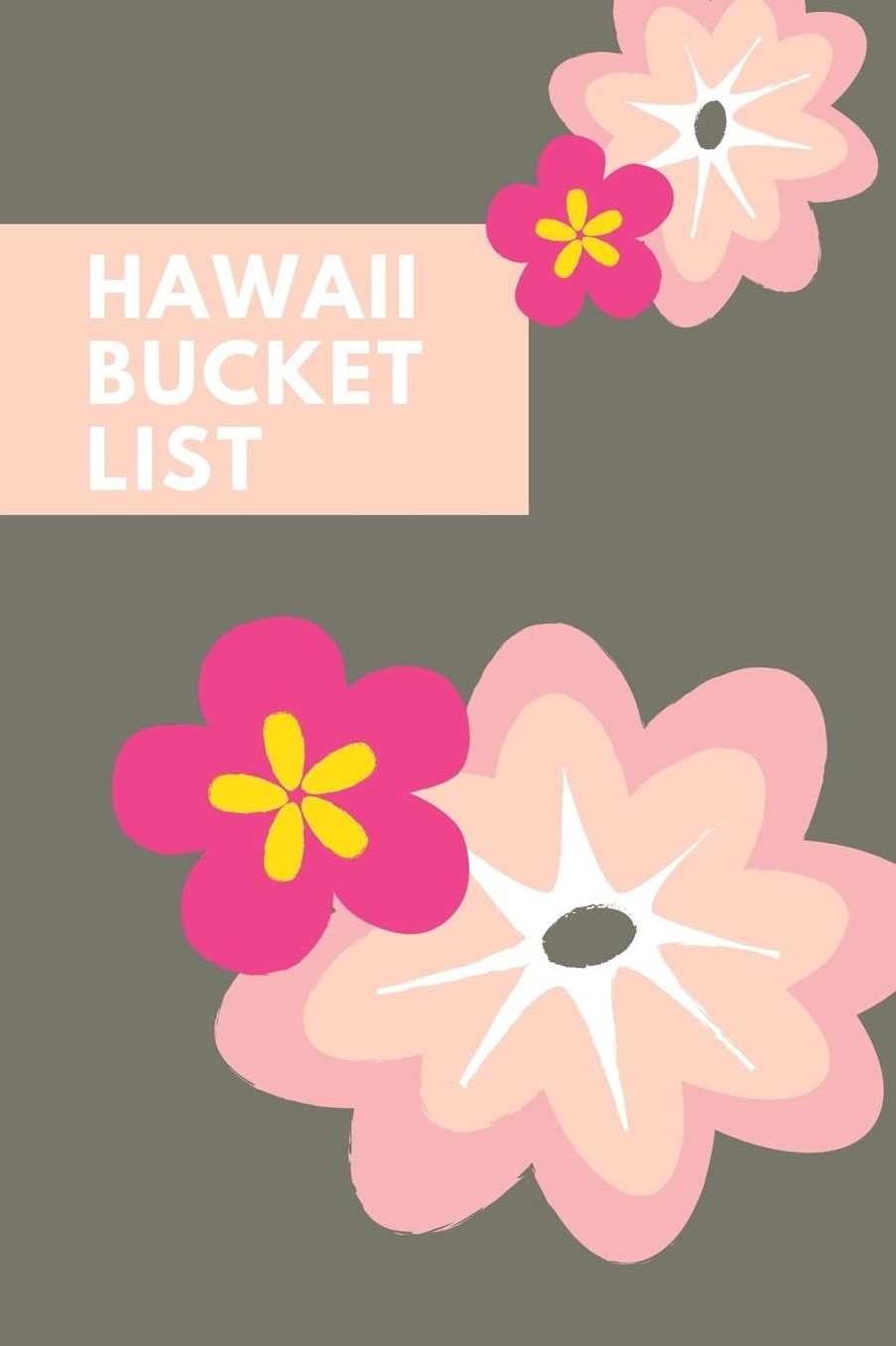 Hawaii Bucket List: Novelty Bucket List Themed Notebook