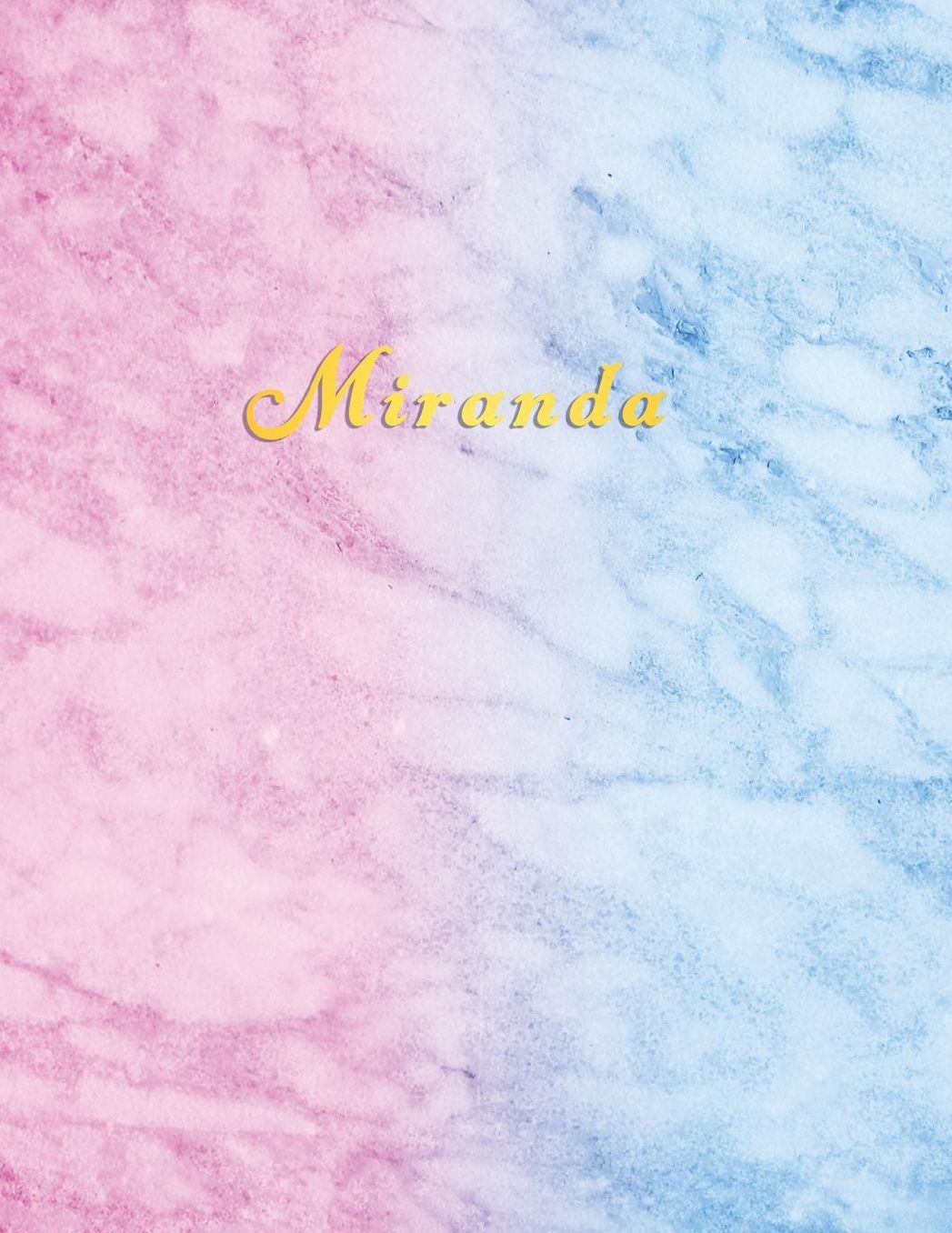 Miranda: Custom 2 year planner for girls No dates with a personalised daily and weekly schedule for organising and time management