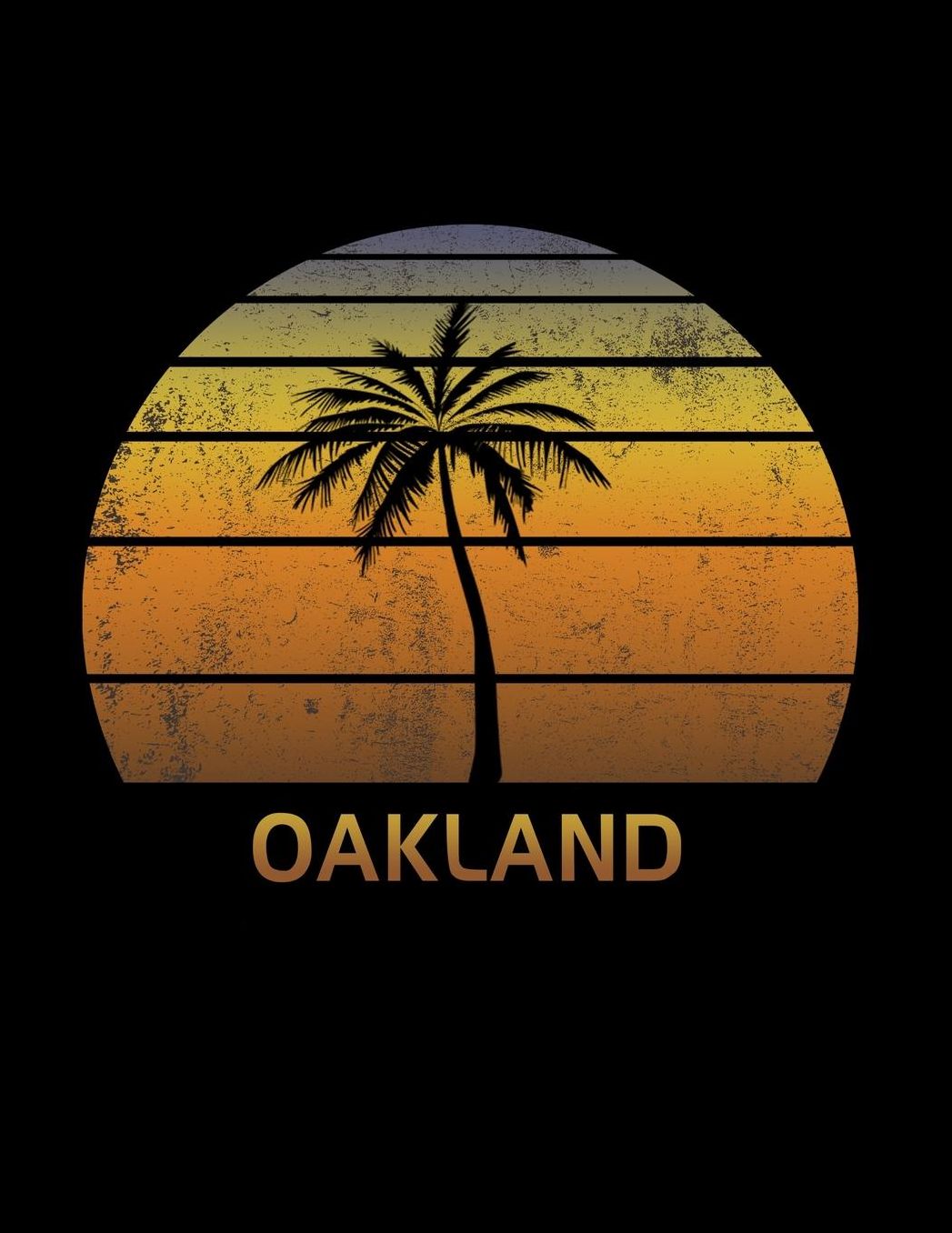 Oakland: California Notebook Lined College Ruled Paper For Taking Notes. Stylish Journal Diary 8.5 x 11 Inch Soft Cover. For Home, Work Or School.