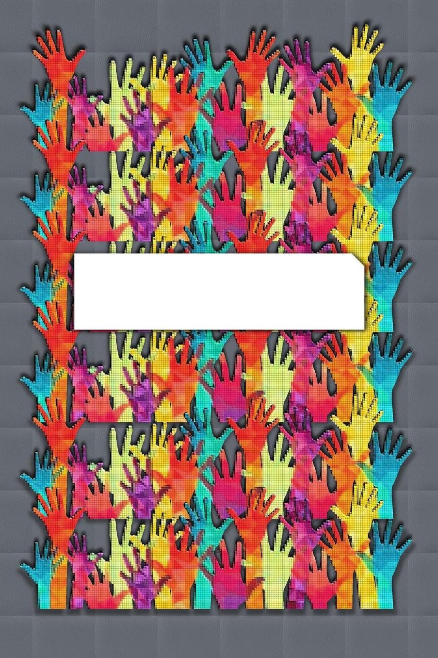 Rainbow Hands: Dot Grid Journal Diary Notebook Celebration Gift for All Occasions