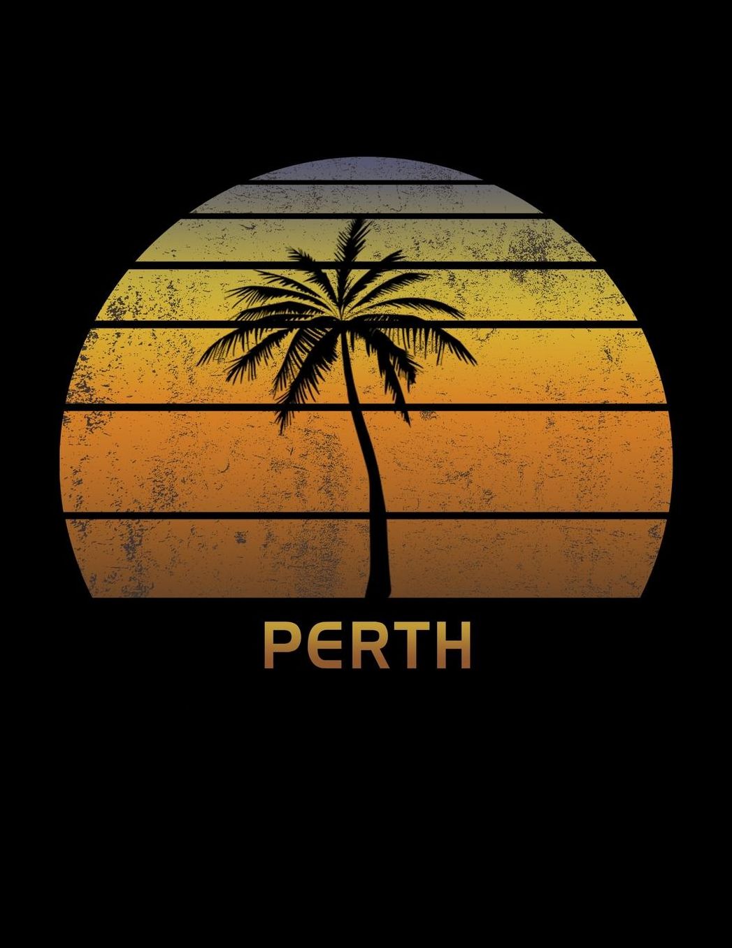 Perth: Australia Notebook Lined College Ruled Paper For Taking Notes. Stylish Journal Diary 8.5 x 11 Inch Soft Cover. For Home, Work Or School.
