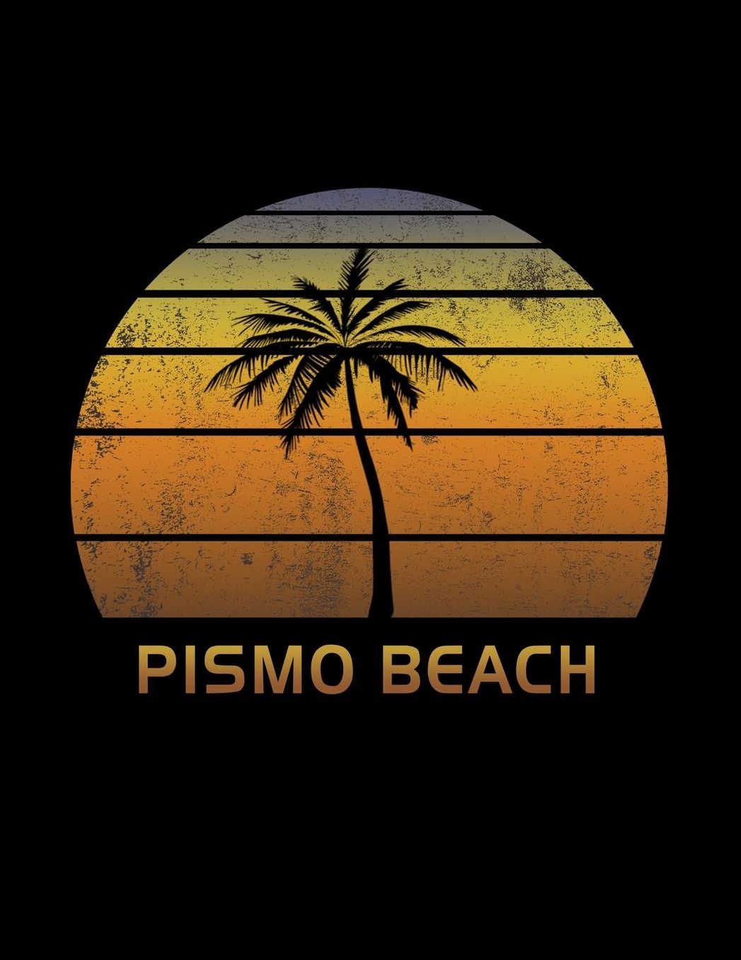 Pismo Beach: California Notebook Lined College Ruled Paper For Taking Notes. Stylish Journal Diary 8.5 x 11 Inch Soft Cover. For Home, Work Or School.