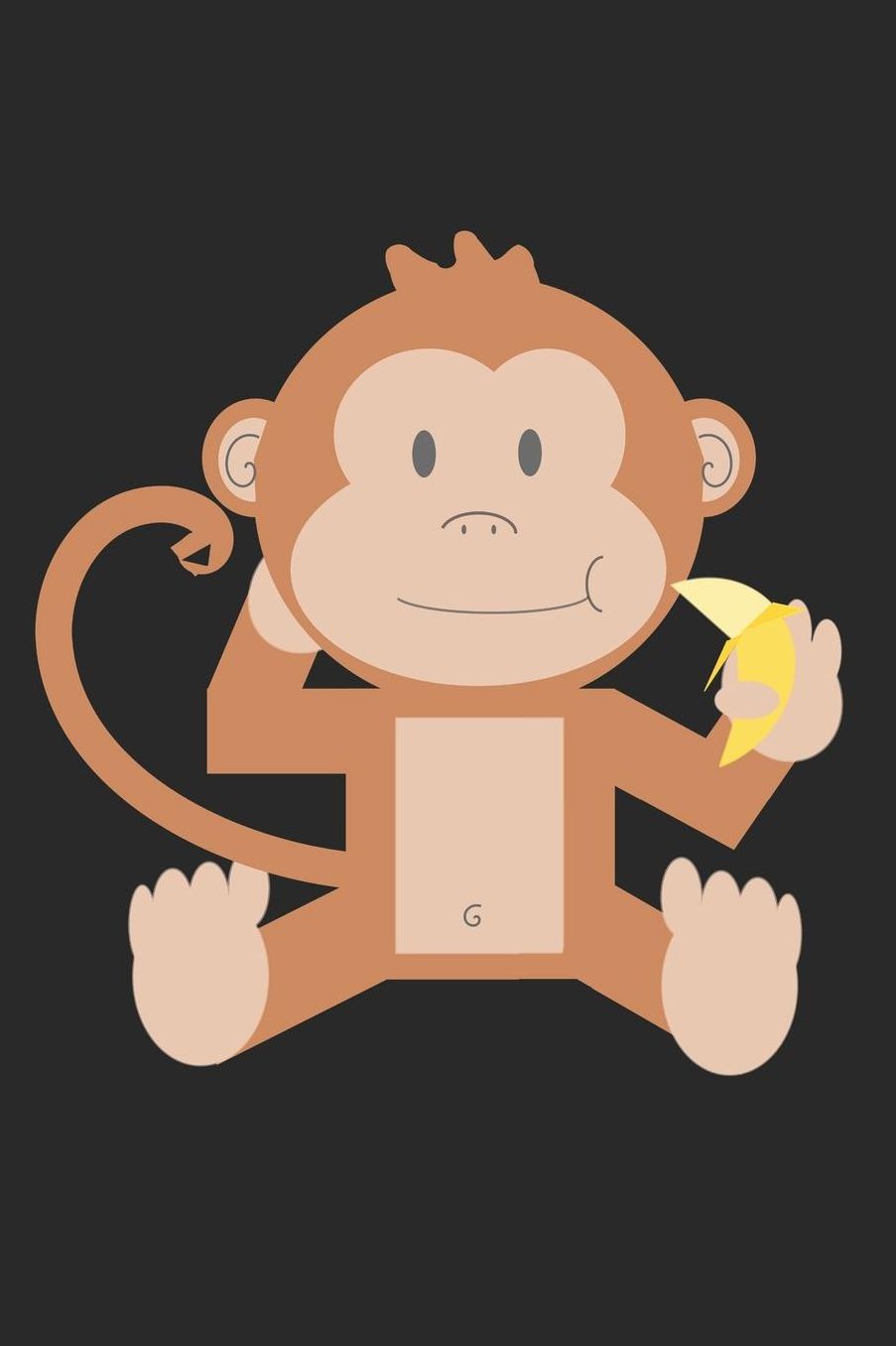 Monkey Notebook - I Love Monkeys Diary - Cute Gift for Monkey Lover - Monkey Journal: Medium College-Ruled Journey Diary, 110 page, Lined, 6x9 (15.2 x 22.9 cm)