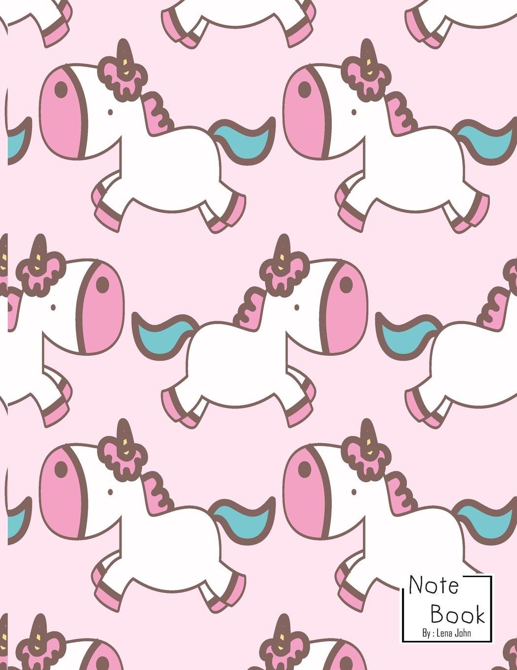 Notebook: Cute Unicorn Sweet Notebook and Dot Graph Line Sketch pages, Extra large (8.5 x 11) inches, 110 pages, White paper, Sketch, Draw and Paint (Notebooks for Girls)