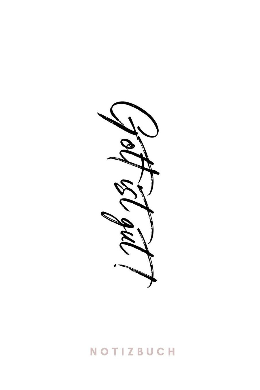 Gott ist Gut ! Notizbuch: Christliches Notizbuch mit Punktraster (dot grid / gepunktet) 110 Seiten zum Gebet Predigt Andacht Christian Notebook