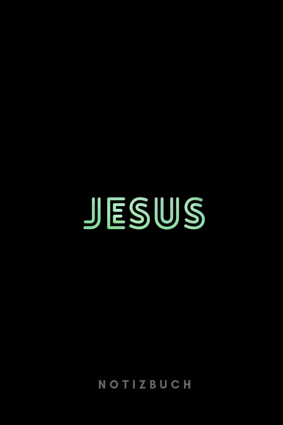 Jesus Notizbuch: Christliches Notizbuch mit Punktraster (dot grid / gepunktet) 110 Seiten zum Gebet Predigt Andacht Christian Notebook Schwarz Pop Art