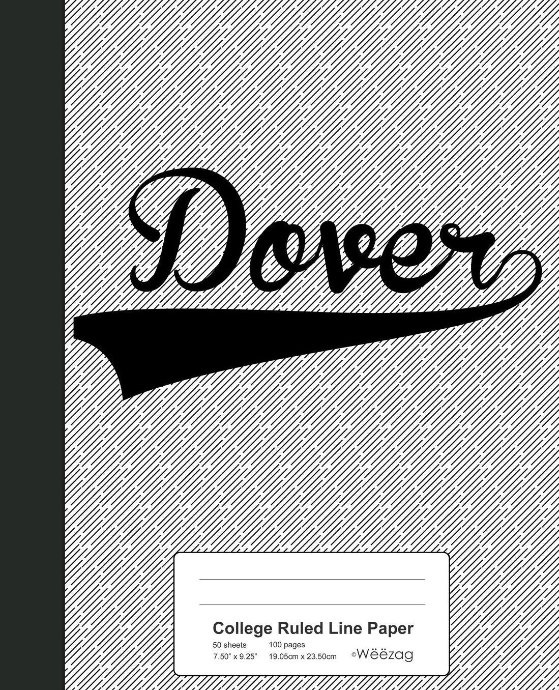 College Ruled Line Paper: DOVER Notebook