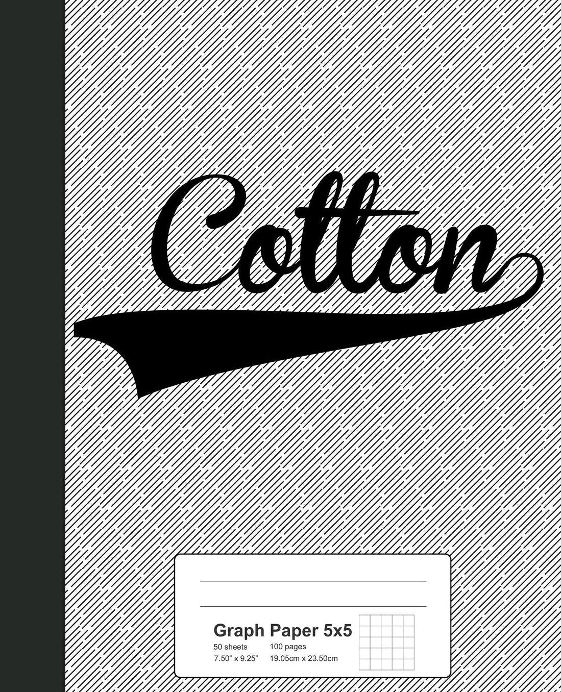 Graph Paper 5x5: COLTON Notebook