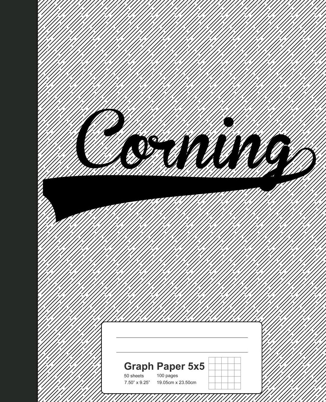 Graph Paper 5x5: CORNING Notebook