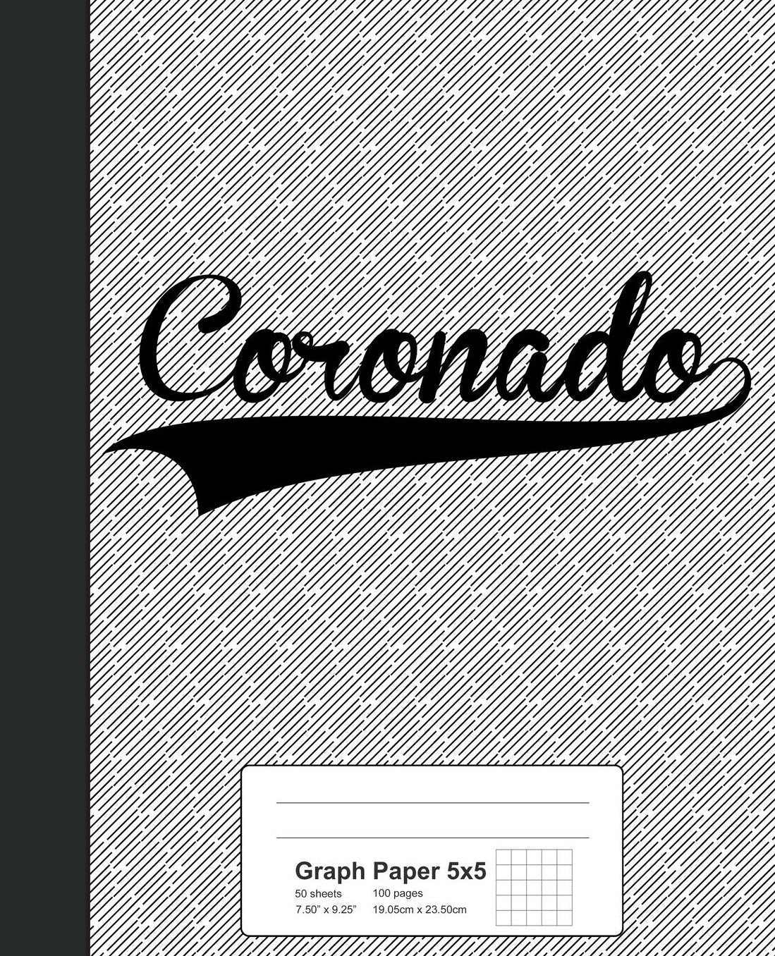 Graph Paper 5x5: CORONADO Notebook
