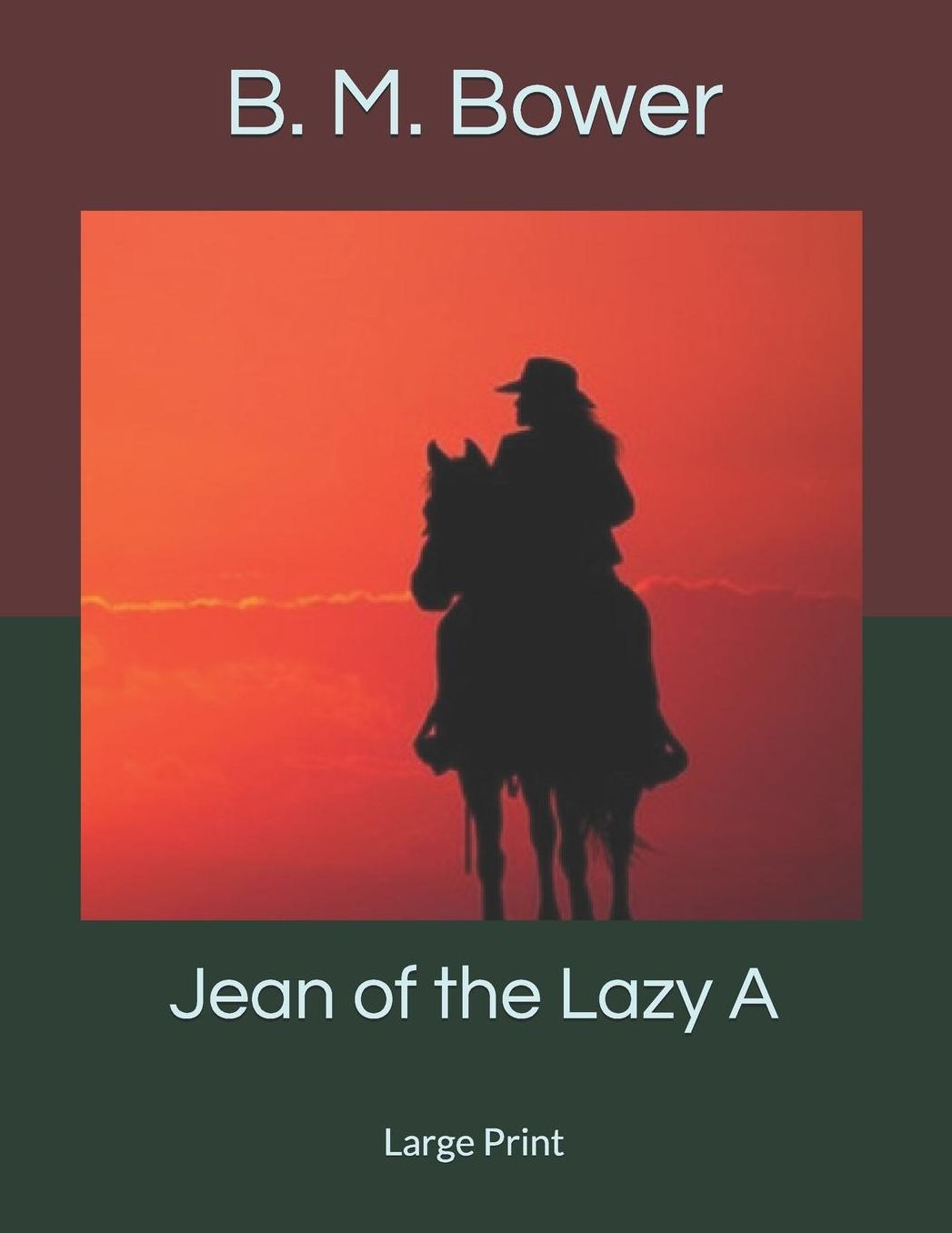 Jean of the Lazy A: Large Print