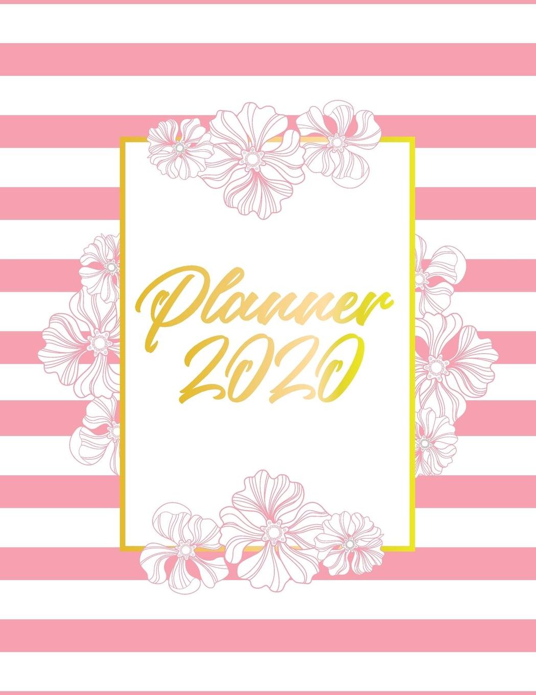 Planner 2020: Year Monthly Pocket Planner: 12 Month Calendar Schedule Organizer and Hand Lettering Notebook. Awesome gift idea for your daughter and wife. 8.5x11 inches, 100 pages.